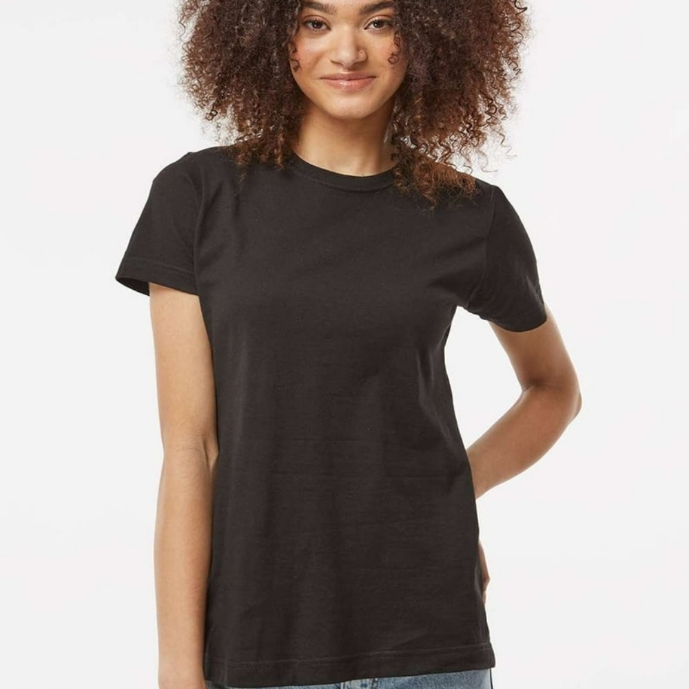 Action Thread Slim Fit Elegant Black Short Sleeve Juniors XXL Tee